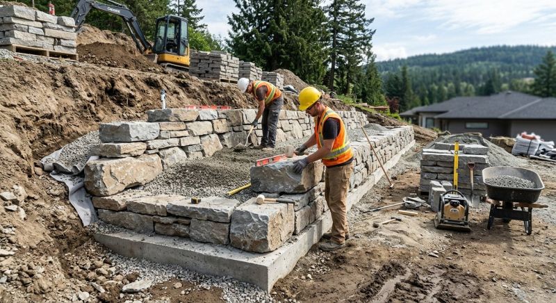 Hardscape Wall Construction in Citrus County, FL
