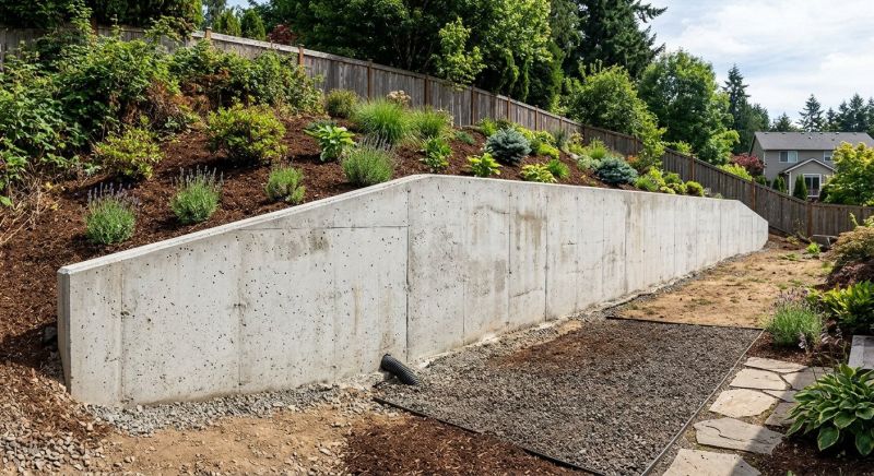 Retention Wall Construction in Citrus County, FL
