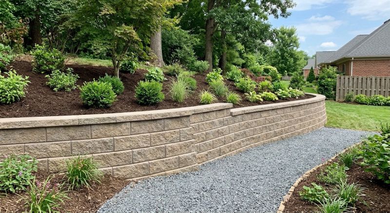 Block Retaining Wall Installation in Kissimmee, FL