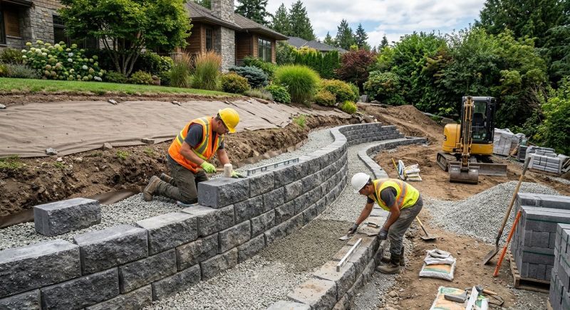 Hardscape Wall Construction in Deland, FL