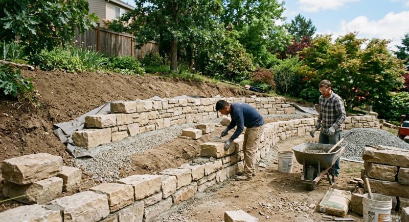 Hardscape Wall Construction in Clermont, FL