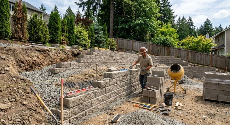 Hardscape Wall Construction in Tampa, FL