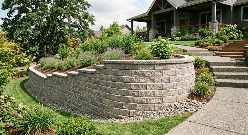 Retaining Wall Installation in Marin County, CA