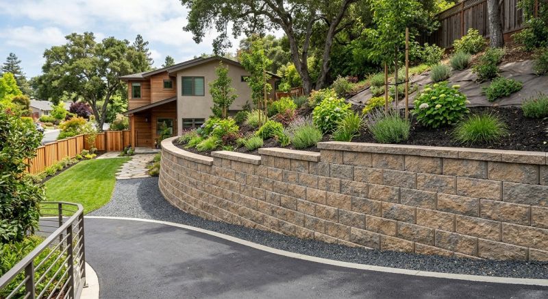 Retaining Wall Installation in Marin County, CA
